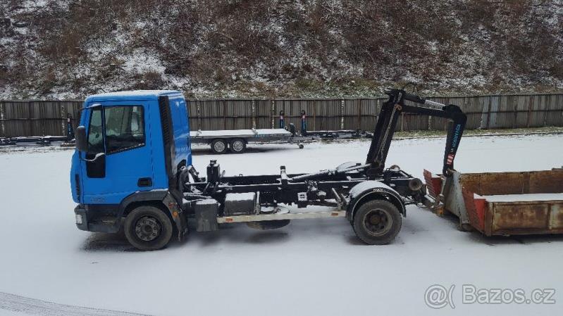 Iveco Eurocargo, celková hmotnost 10tun, vysoká užitečná hmotnost 5,5t. Najeto 277tis.