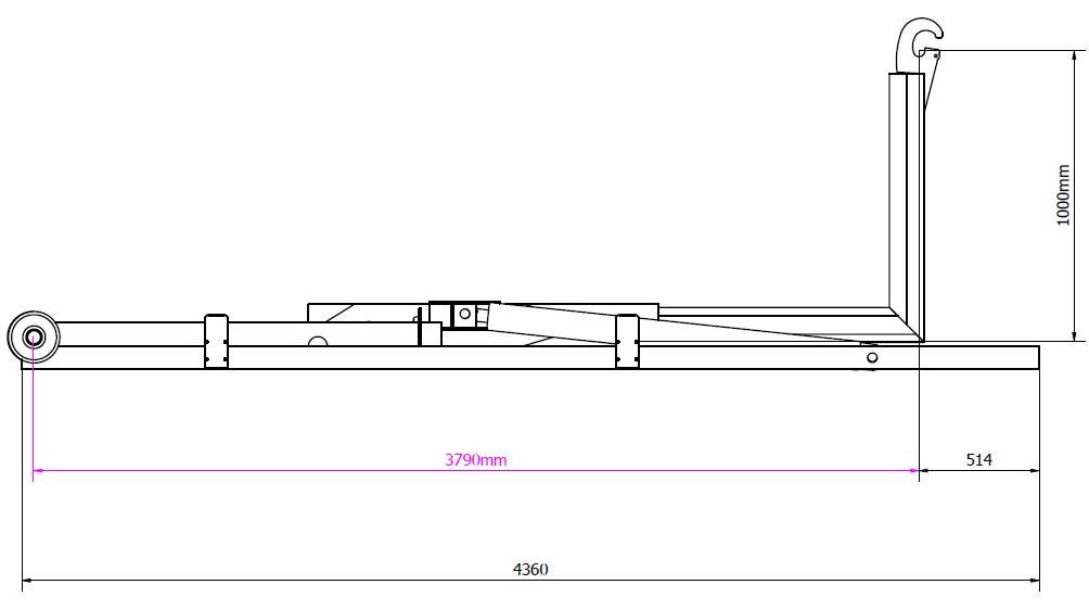Teleskopický nosič 6t